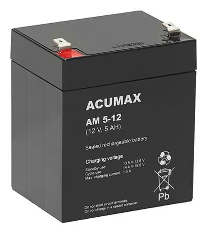 Emu Battery 12V 5Ah Vrla AM5-12T2 Acumax