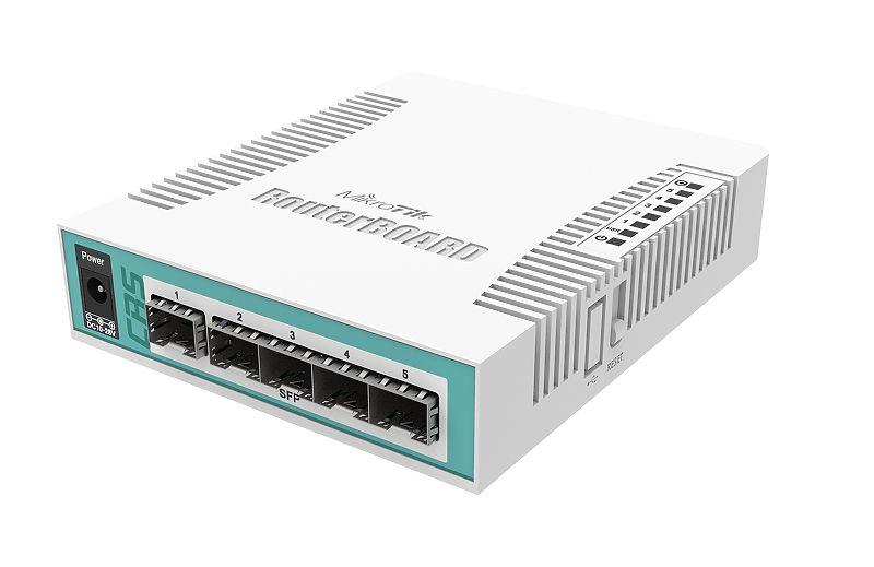 Mikrotik Net Router Switch 5Port Sfp Crs106-1C-5S