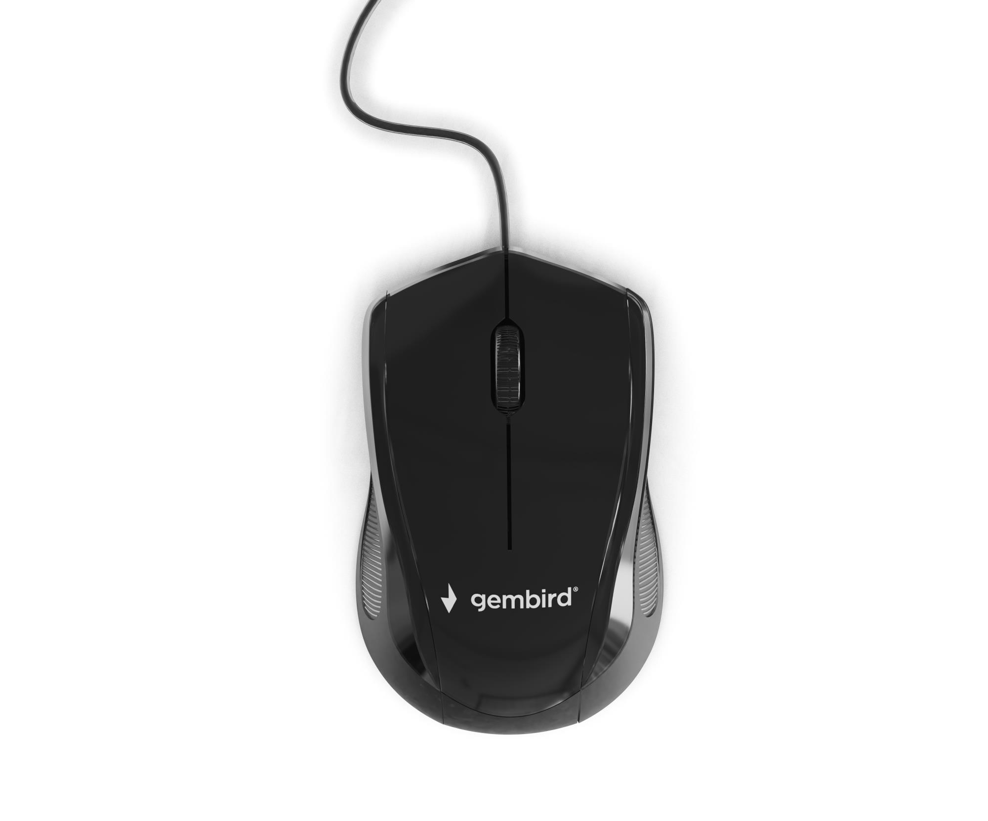 Gembird Mouse Usb Optical Black Mus-3B-02