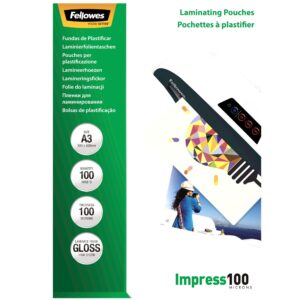 Fellowes Laminator Pouch Glossy A3 100 100Pcs 5351205