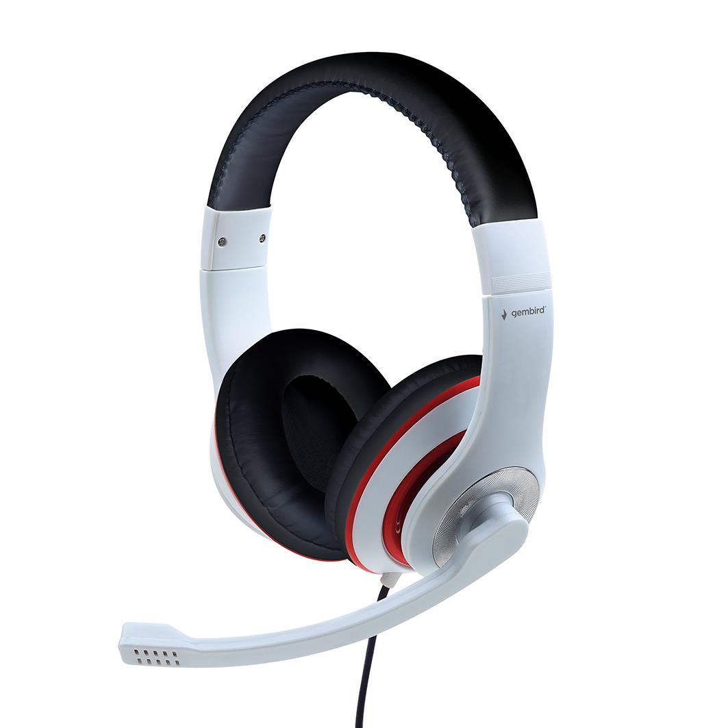 Gembird Headset Stereo White Mhs-03-Wtrdbk