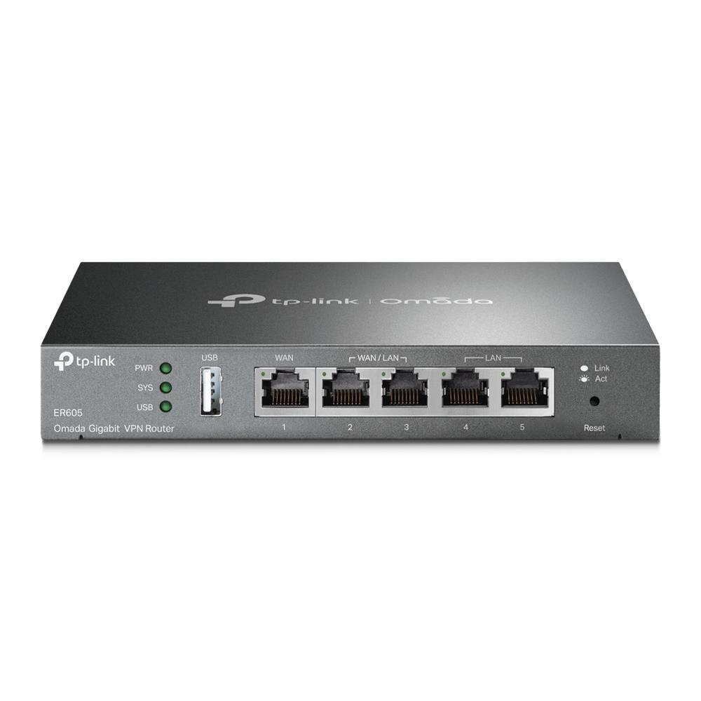 Tp-Link Net Router 1000M 5P Vpn Omada Er605