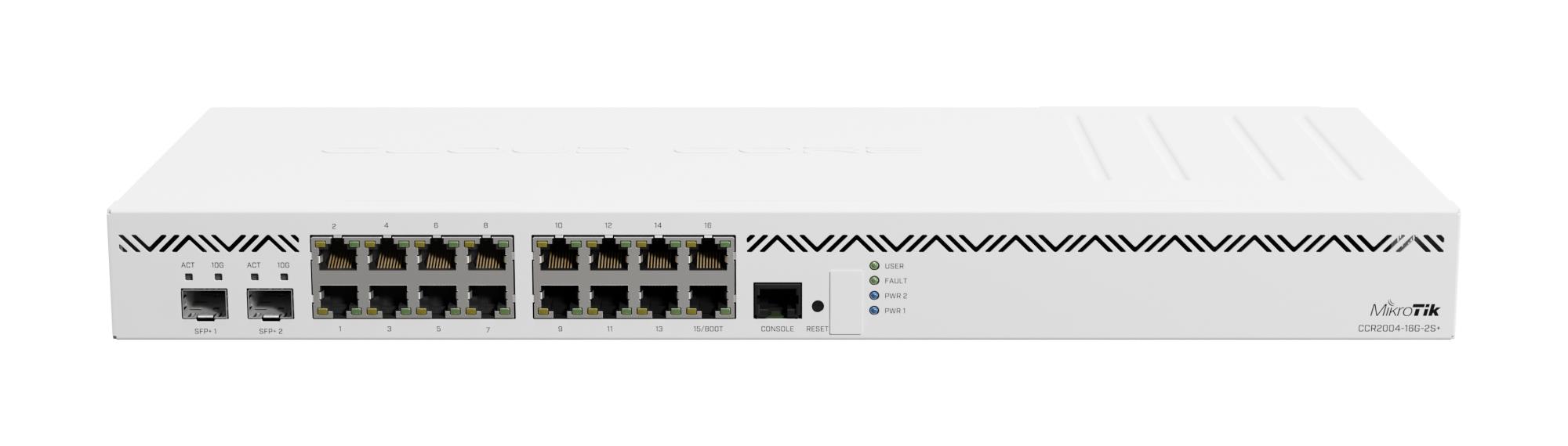 Mikrotik Net Router 1000M 16Port Ccr2004-16G-2S+