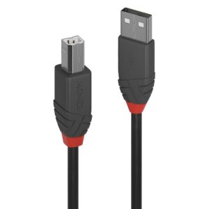 Lindy Cable Usb2 A-B 2M Anthra 36673
