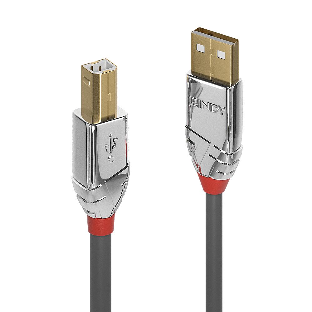 Lindy Cable Usb2 A-B 3M Cromo 36643