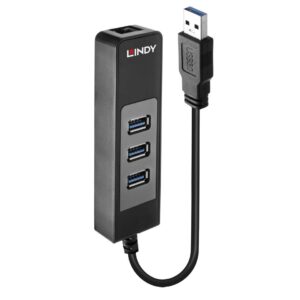 Lindy O Hub Usb3 & Lan Adapter 43176