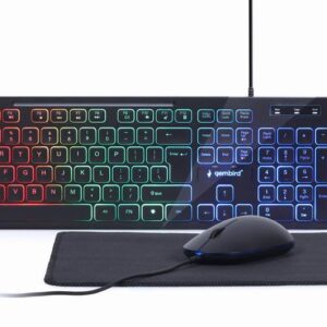 Gembird Keyboard +Mouse Usb Eng Kbs-Uml-01