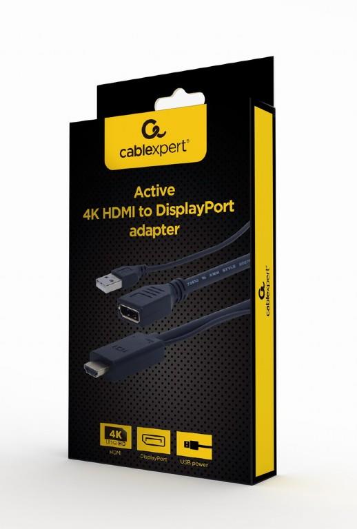 Gembird O Adapter Hdmi To Dp Black A-Hdmim-Dpf-01