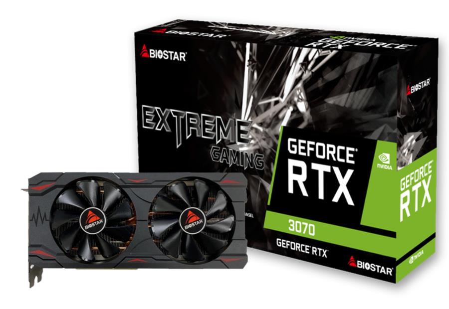 Biostar Graphics Card Nvidia Geforce Rtx 3070 8GB