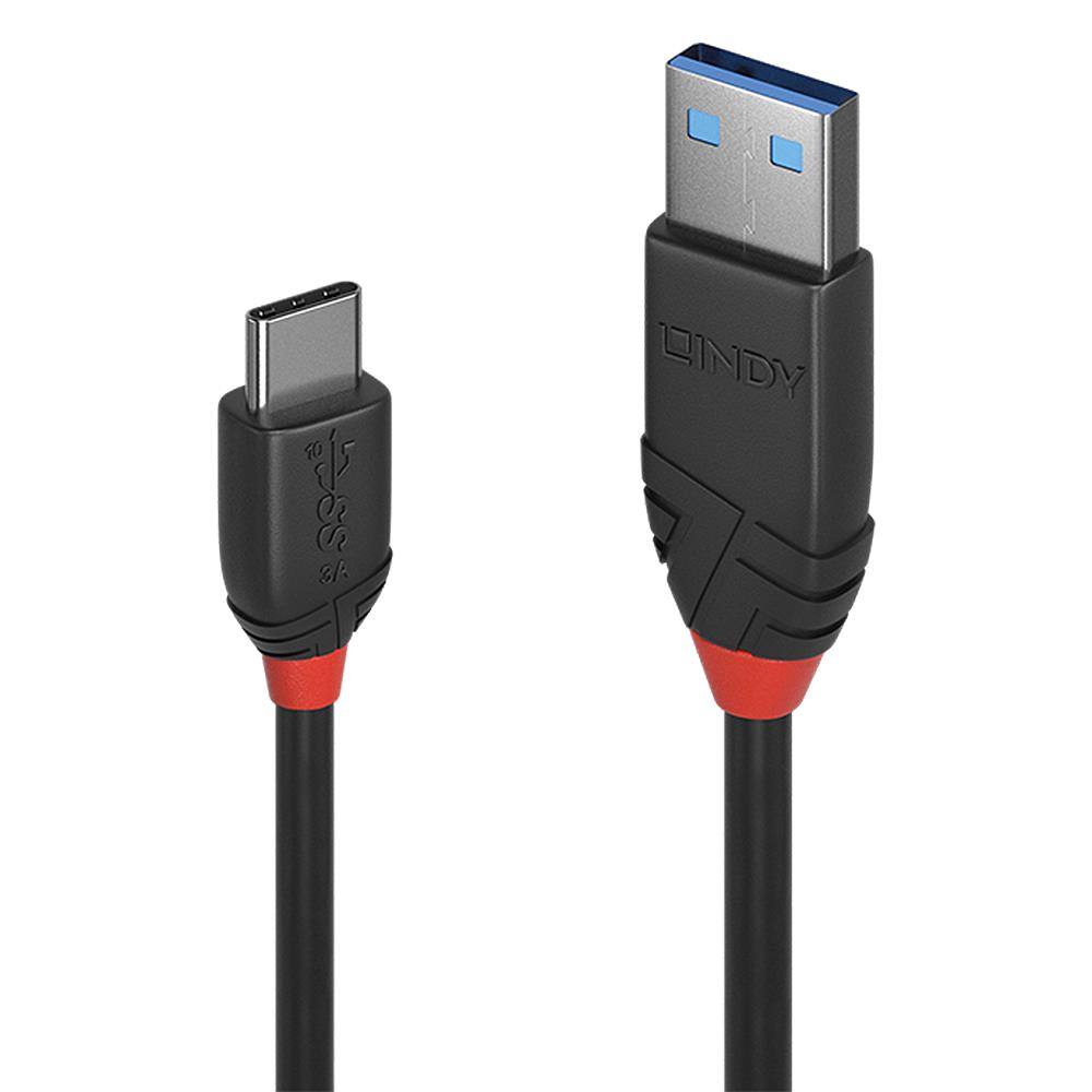 Lindy Cable Usb3.2 A-C 1M Black 36916