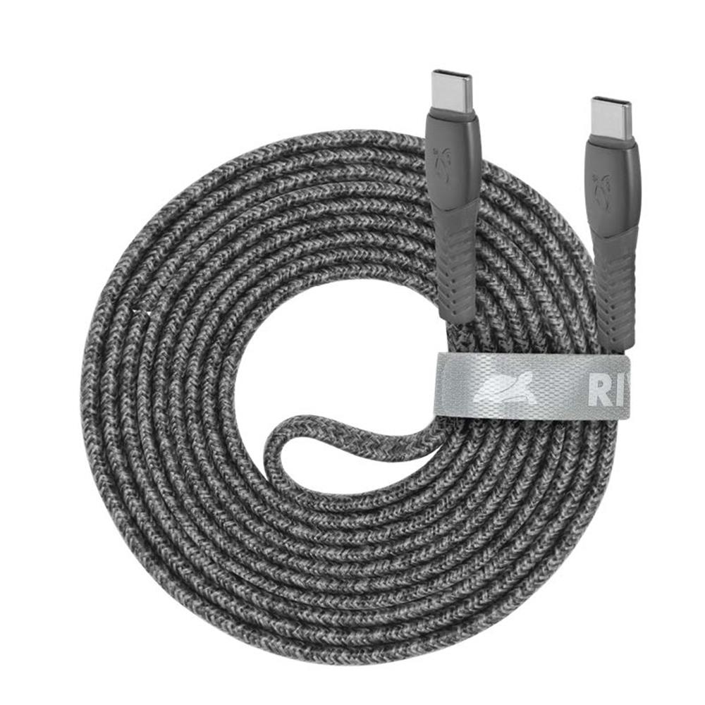 Rivacase Cable Usb-C To Usb-C 2.1M Grey Ps6105 Gr21