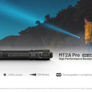 Nitecore Flashlight Mh Series 1000 Lumens Mt2A Pro