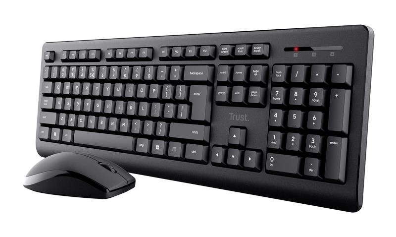 Trust Keyboard +Mouse Wrl Primo Set Eng 25347