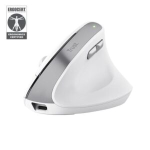 Trust Mouse Usb Optical Wrl Bayo Ii Ergo Wht 25398