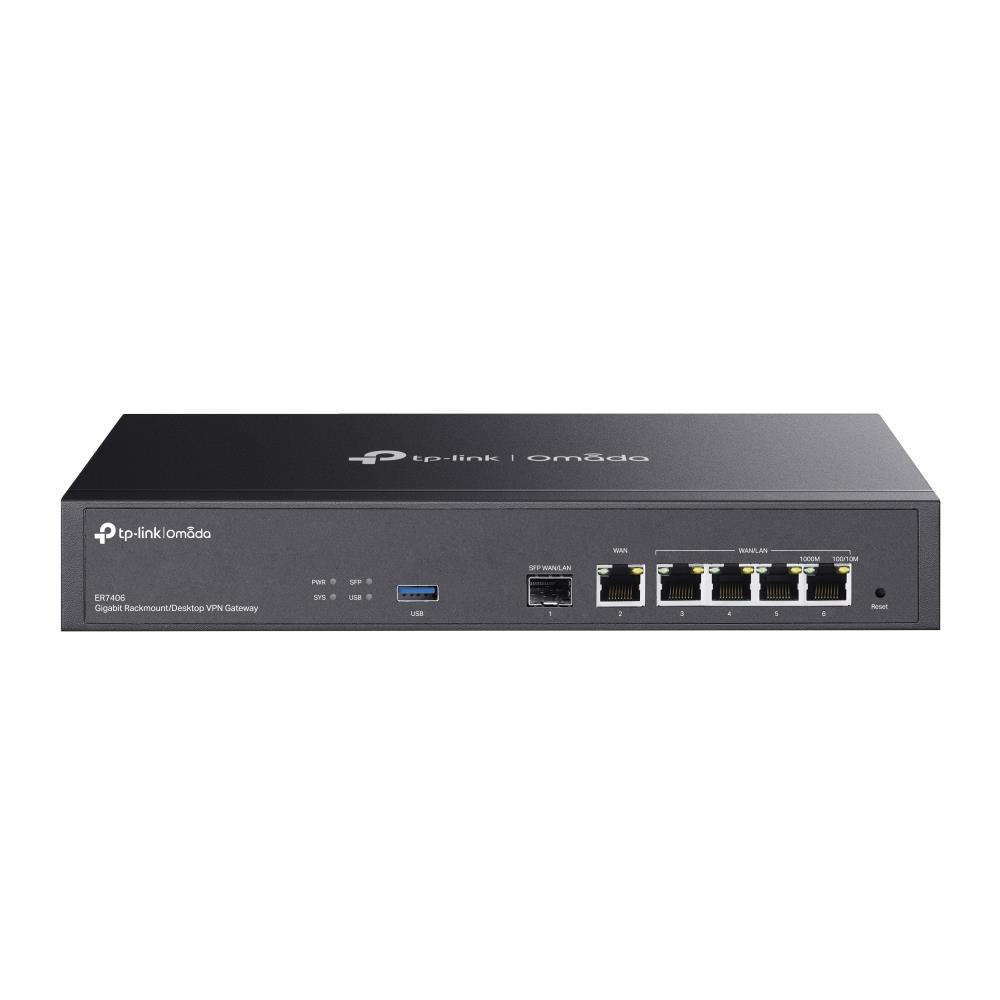 Tp-Link Net Router 1000M 6Port Vpn Omada Er7406