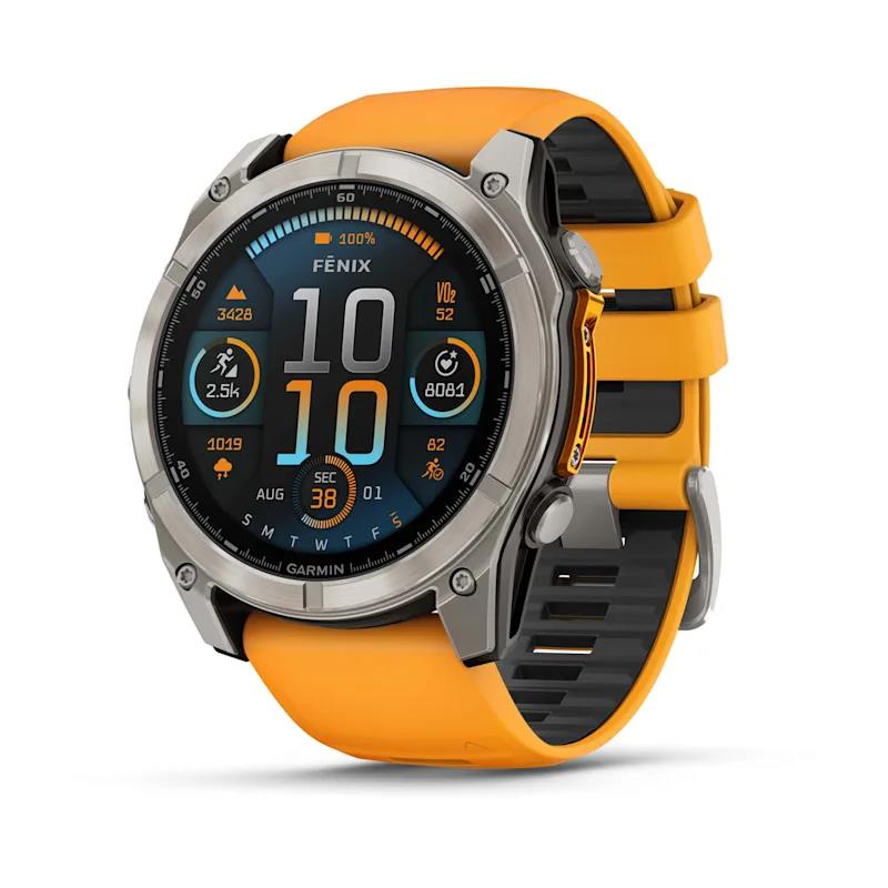 Garmin Smartwatch Fenix 8 Sapphire Orange 010-02905-11