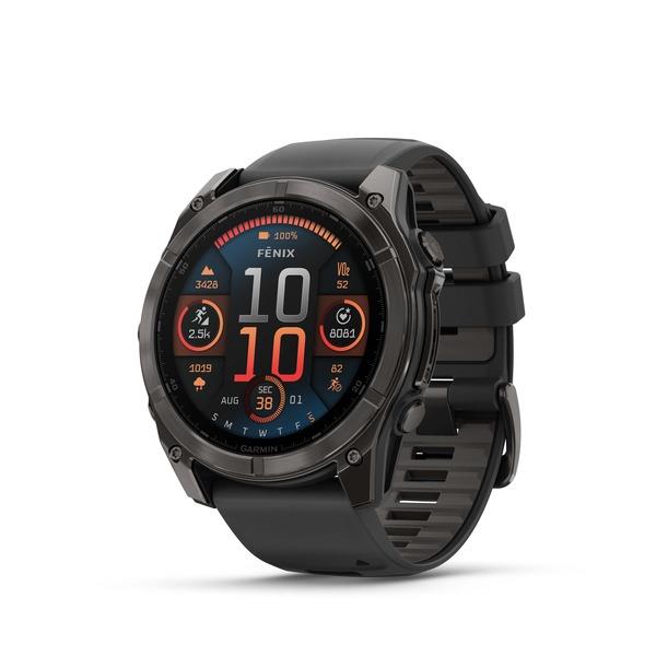 Garmin Smartwatch Fenix 8 Sapphire Black Gray 010-02905-21