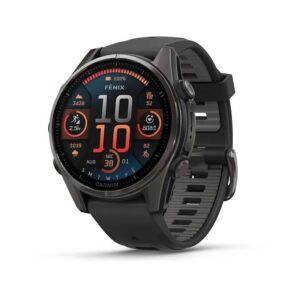 Garmin Smartwatch Fenix 8 Sapphire Black Gray 010-02903-21