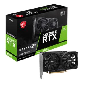 MSI Graphics Card Nvidia Geforce Rtx 3050 6GB