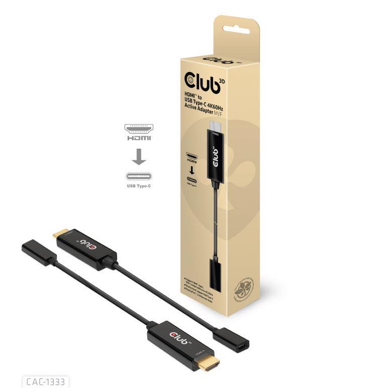 Club3D O Adapter Hdmi To Usb-C Active M F Cac-1333