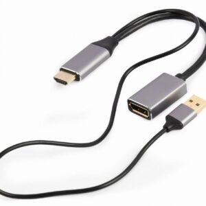 Gembird O Adapter Hdmi To Dp Black A-Hdmim-Dpf-02