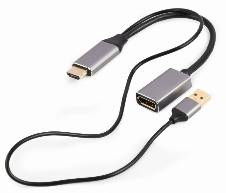 Gembird O Adapter Hdmi To Dp Black A-Hdmim-Dpf-02