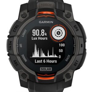 Garmin Smartwatch Instinct 3 Solar Black Blk 010-02934-00