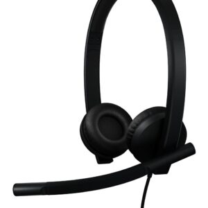 Logitech Headset Stereo H570E Usb Black 981-001431