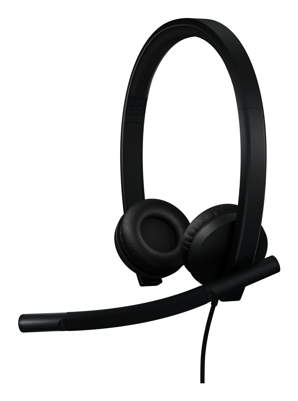 Logitech Headset Stereo H570E Usb Black 981-001431