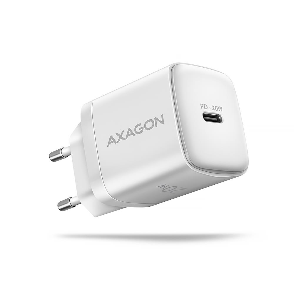 Axagon Mobile Charger Wall Usb-C 20W 1Port White Acu-Pd20W