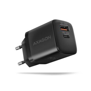Axagon Mobile Charger Wall Usb 30W 2Port Black Acu-Pq30