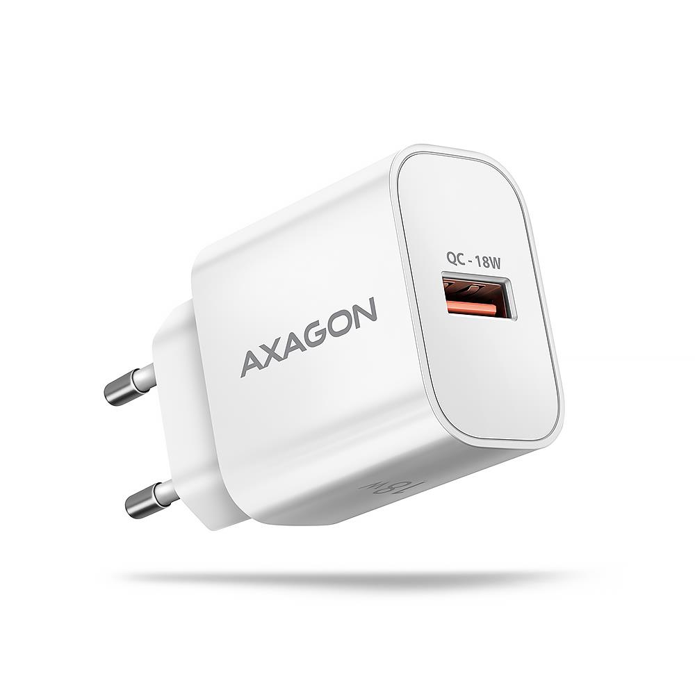 Axagon Mobile Charger Wall Usb 18W 1Port White Acu-Qc18W
