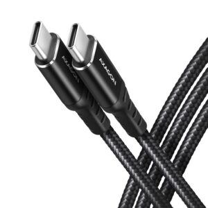 Axagon Cable Usb-C To Usb-C 3M 60W Black Bucm3-Cm30Ab
