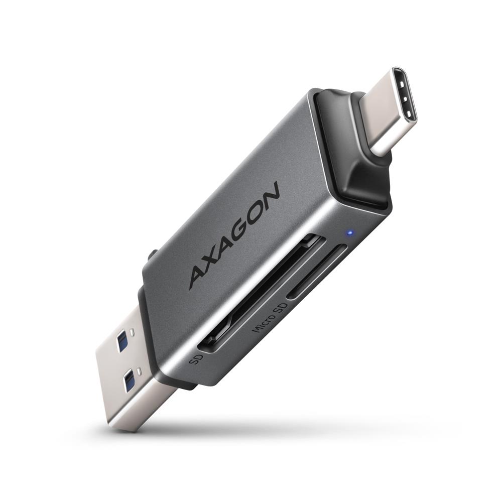 Axagon Memory Reader Usb-C+Usb3.2 2Sl Sd Microsd Cre-Dac