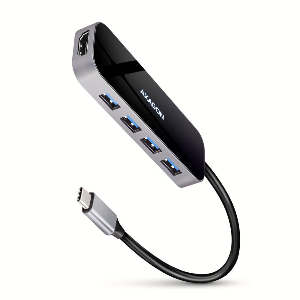 Axagon O Hub Usb-C 6In1 0.2M Hmc-6H4A