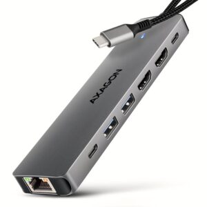 Axagon O Hub Usb-C 7In1 Dual 4K 0.15M Hmc-7Hx2