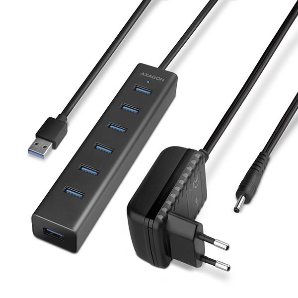 Axagon O Hub Usb3.0 7Port Charging Ac 1.2M Hue-Sa7Bp