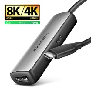 Axagon O Adapter Usb-C To Hdmi 0.16M Rvc-Hi8Kpd