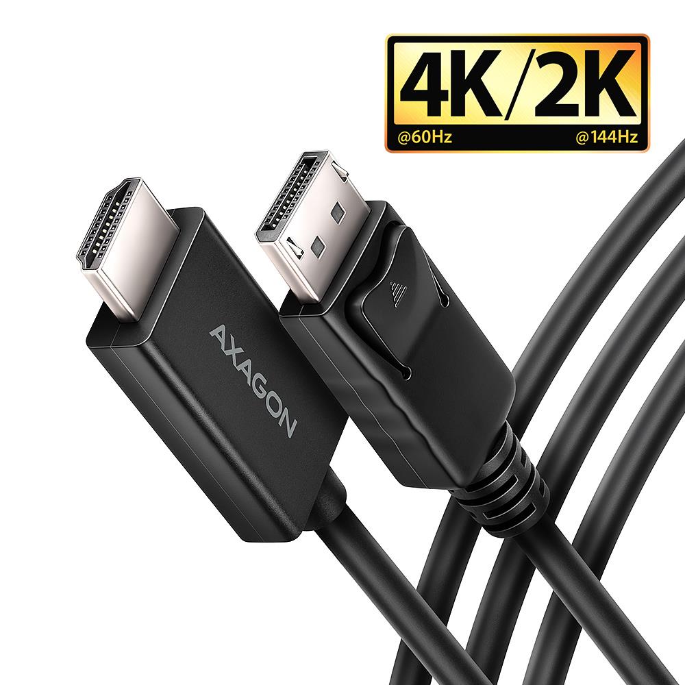 Axagon Cable Dp To Hdmi 1.8M Rvd-Hi20C2