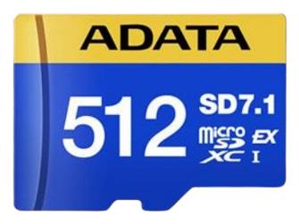 Adata Memory Micro Sdxc 512Gb Sd7.1/Ud512Gex3L1-C
