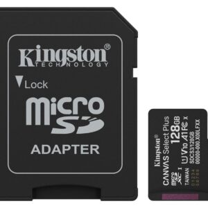 Kingston Memory Micro Sdxc 128Gb Uhs-I/W/Adapter Sdcs3/128Gb