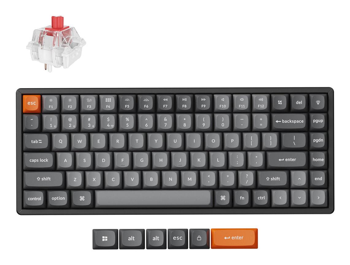 Keychron Keyboard Wrl K2 Max Rgb Black K2M-J1