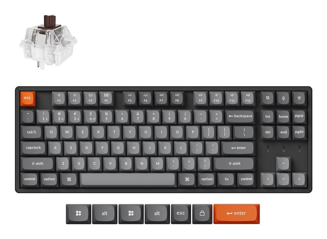 Keychron Keyboard Wrl K8 Max Rgb Black K8M-J3