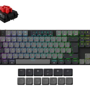 Keychron Keyboard Wrl K1 Rgb Black K1X-H1