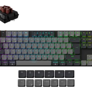 Keychron Keyboard Wrl K1 Rgb Black K1X-H3