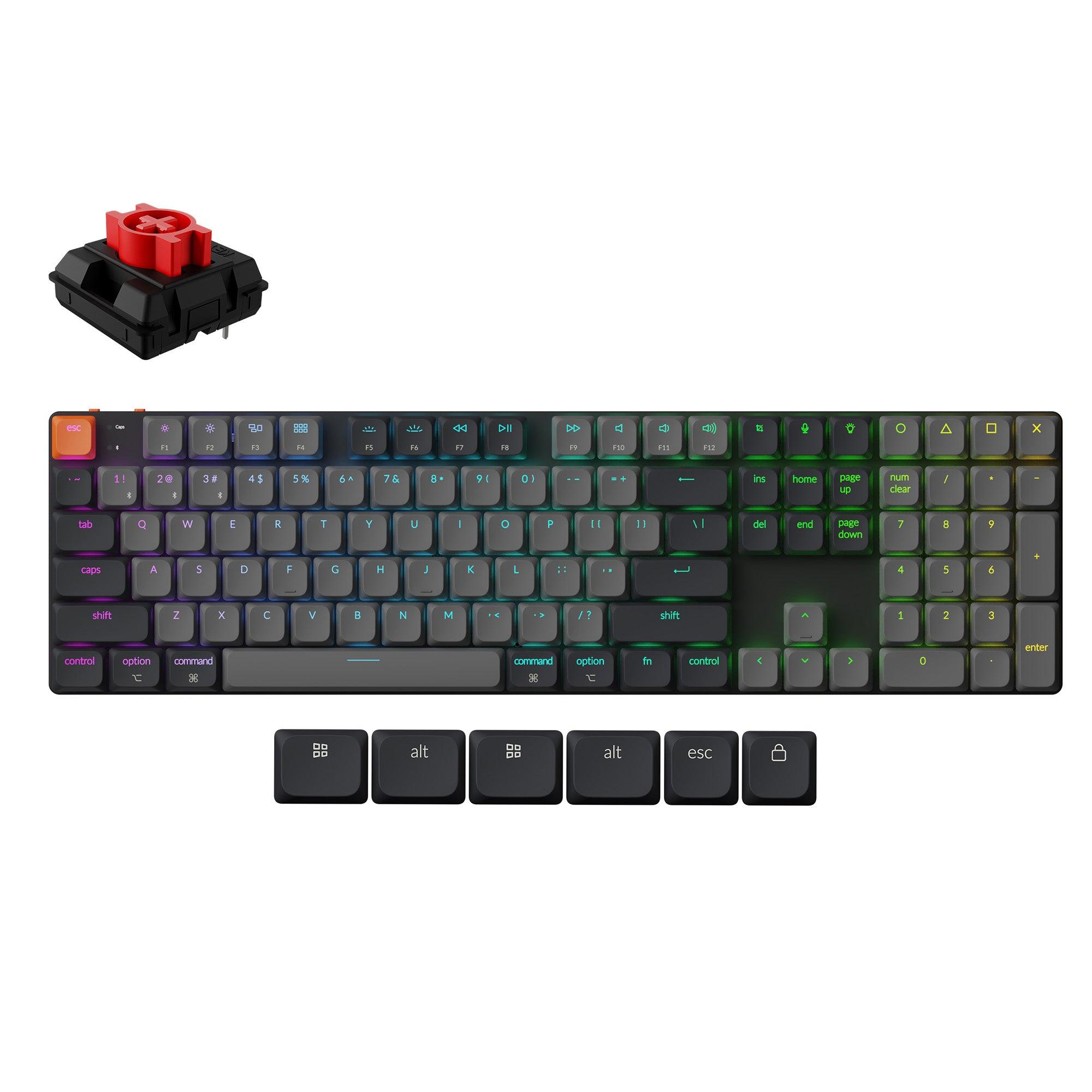 Keychron Keyboard Wrl K5 Rgb Black K5X-H1