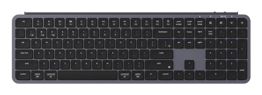 Keychron Keyboard Wrl B6 Pro Space Grey B6P-K1