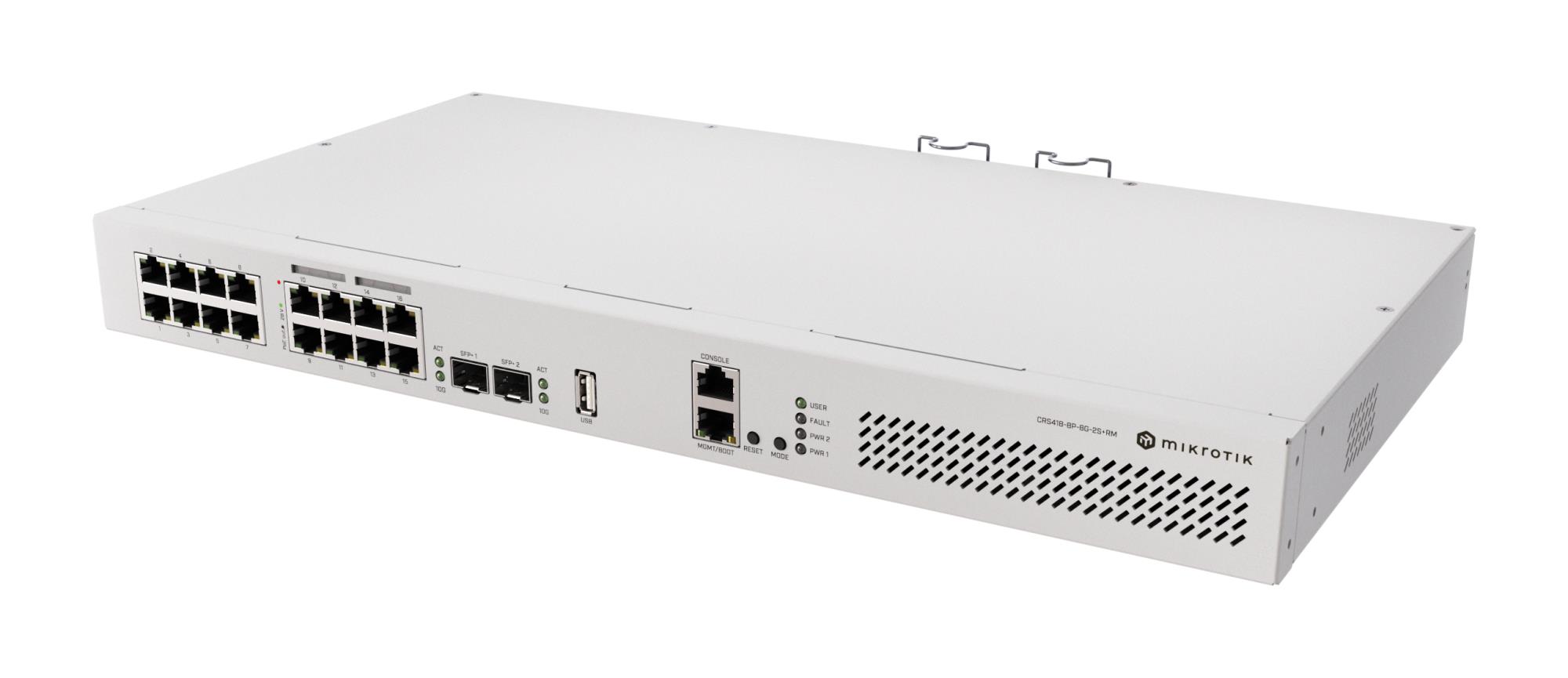 Mikrotik Switch Crs418-8P-8G-2S+Rm