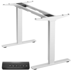Onkron Desk Frame Motorised White Cdf222E-W