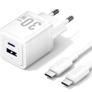 Vention Mobile Charger Wall Usb +Cable 30W 2P Tz-Feqw0-Eu-01
